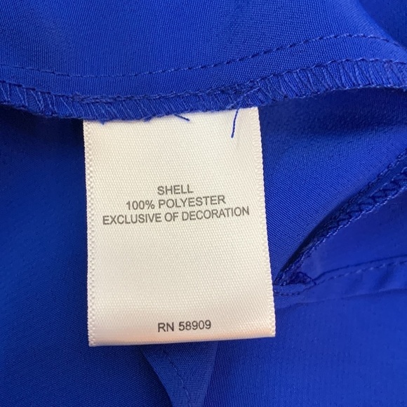 Gibson Latimer Blue Cold Shoulder Top- NWT - Picture 12 of 14